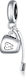 Ασημενιο Charm 925 Tooth Brushtooth
