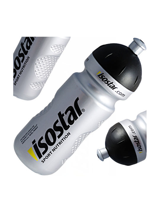 Isostar Παγούρι Πλαστικό Ποδηλάτου 650ml Γκρι