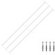 vidaXL Grille 3pcs