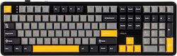 Aula F108 Wireless Gaming Keyboard with Custom Switches and RGB Lighting English US