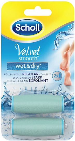 Scholl Velvet Smooth Nass Trocknbar Elektrische Feile Ersatzteile 2 Stück