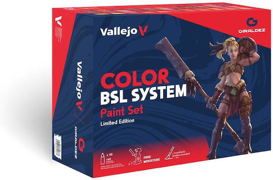 Acrylicos Vallejo Set Vopsele Pentru Modelare 18ml 48 Buc