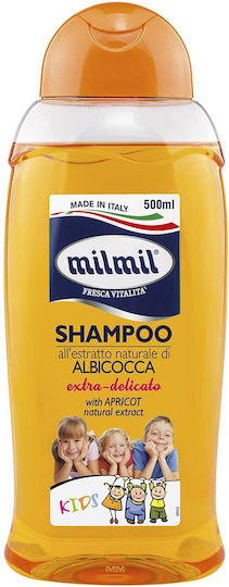 Milmil Professional Детски Шампоан с Кайсия за Чувствителна Зона в Гел Форма 400ml