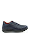 Leather Men's Casual Shoes Blue