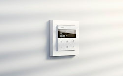 Switch Gira S3000 Room Temperature Controller Display System 55 Pure White Glossy Switch Gira S3000 Room Temperature Controller Display System 55 Pure White Glossy