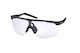 R2 Cycling Glasses with Black Frame and Photochromic / Transparent Lenses