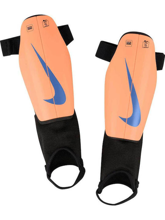 Nike Charge DX4610-852 Kids Orange Soccer Shin ...