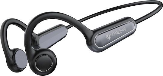 Celebrat SE9 Bone Conduction Bluetooth Handsfree Ακουστικά με Αντοχή στον Ιδρώτα Μαύρα