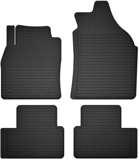 Car Rubber Mats Set 4 Pcs Universal Nissan Micra K14 Hatchback 2017
