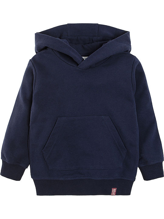 Kinder-Sweatshirt mit Kapuze Blau