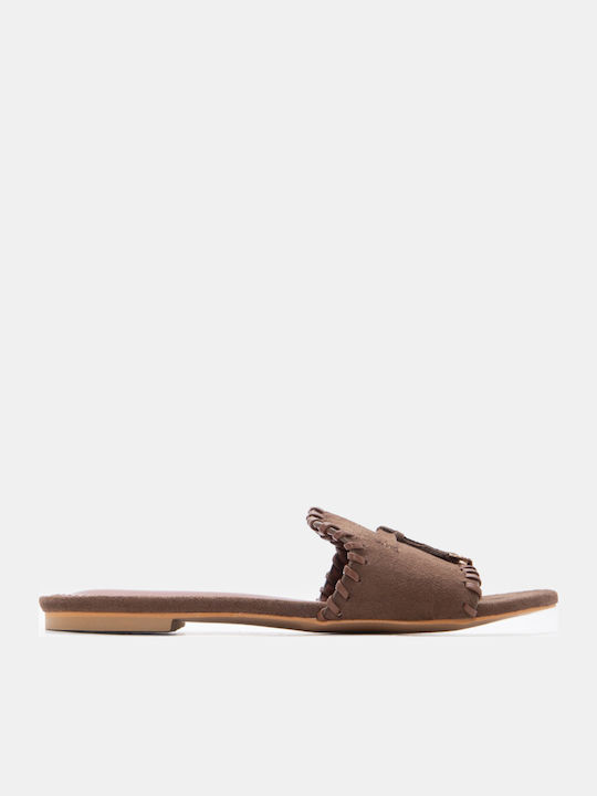 Luigi Women's Flat Sandals Brown