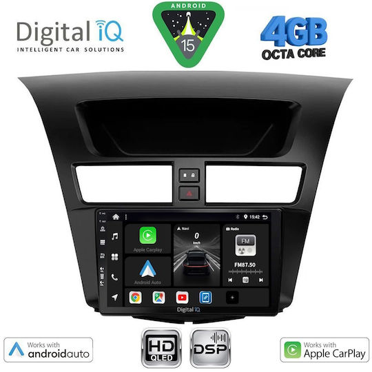 Digital IQ Car Audio System for Mazda BT-50 2012-2019 (Bluetooth/USB/WiFi/GPS/Apple CarPlay/Android Auto) with 9" Touch Screen