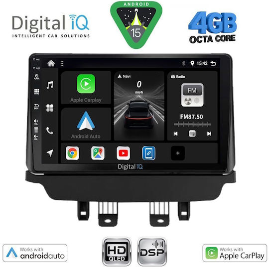 Digital IQ Ηχοσύστημα Αυτοκινήτου για Mazda CX-3 2014-2023 (Bluetooth/USB/WiFi/GPS/Apple-Carplay/Android-Auto) με Οθόνη Αφής 9"