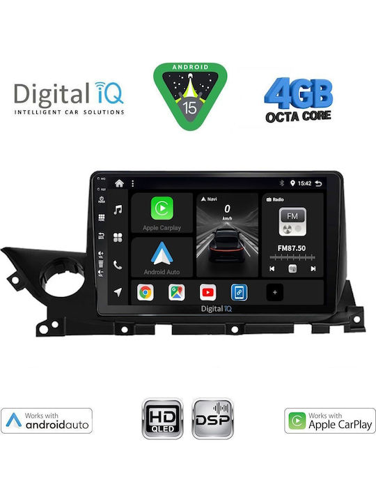 Digital IQ Car Audio System for Mazda 6 2021-2026 (Bluetooth/USB/WiFi/GPS/Apple CarPlay/Android Auto) with 9" Touch Screen