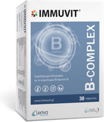 Leriva Pharma B-complex Βιταμίνη 30 κάψουλες Leriva Pharma B-complex Βιταμίνη 30 κάψουλες