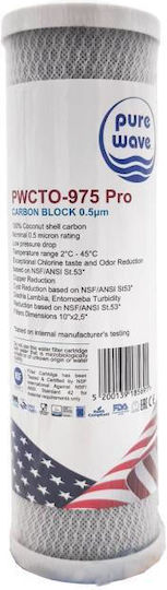 Water Filter Cartridge for Faucet from Activated Carbon 0.5 μm