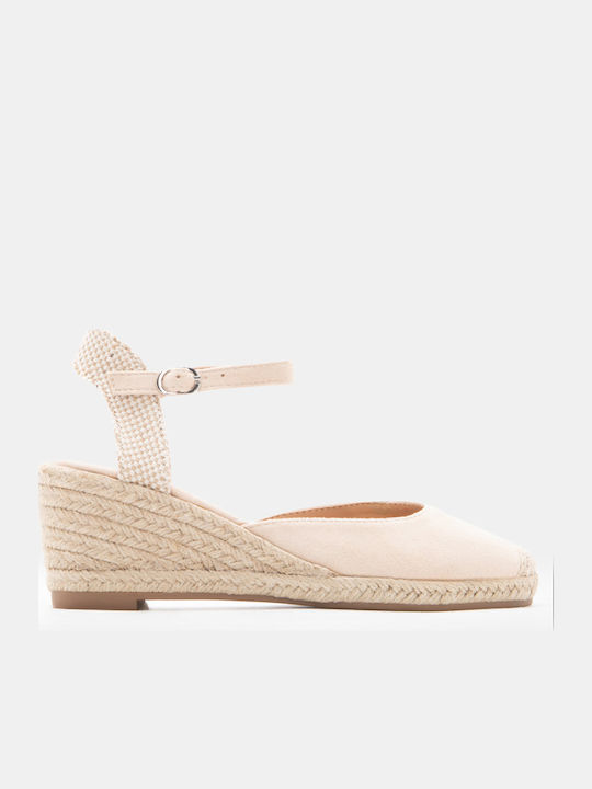 Luigi Platforme Dama Tip Espadrile Bej