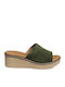 Sommer Damenplattformen Khaki