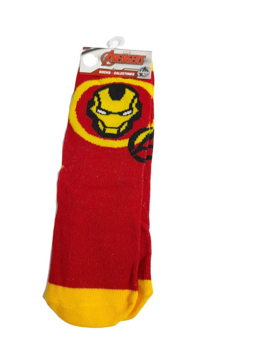Avengers Kids' Socks Red Yellow