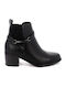 Women's Ankle Boots with Medium Heel Black