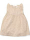 Girls Dress Sleeveless Floral Sand