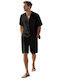 Herren Shorts Set Schwarz