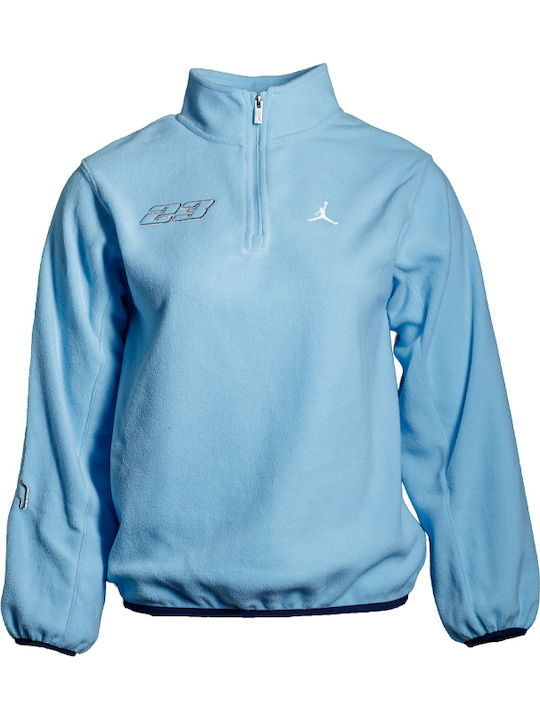 Jordan Fleece Επένδυση Παιδικό Φούτερ Μπλε