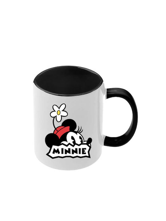 Κούπα Mickey Mouse Μαύρη Λαβή Εσωτερικό