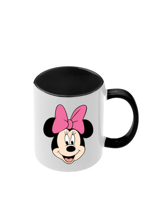 Κούπα Mickey Mouse Μαύρη Λαβή Εσωτερικό