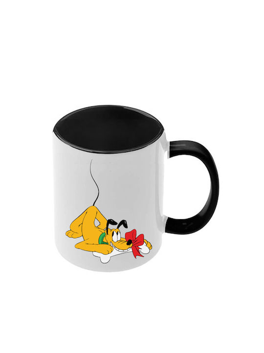 Κούπα Mickey Mouse Μαύρη Λαβή Εσωτερικό