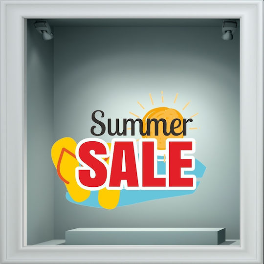Αυτοκόλλητο Εκπτώσεων - Summer Sale 122 - 80cm X 60cm