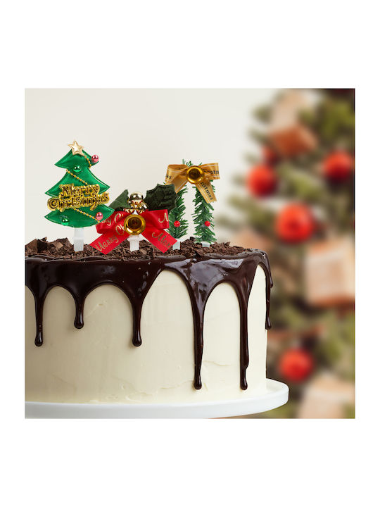 Christmas 3d Cake Decoration 10 Cm Set 3 Pcs