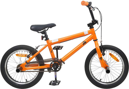 vidaXL Bicicletă Copii BMX Portocalie 20"