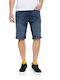 Herren Shorts Denim Mid Wash