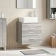 vidaXL Vanity Unit Without Basin M49.5xW41xH63cm Grey Sonoma