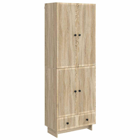 vidaXL Badezimmerschrank Sonoma