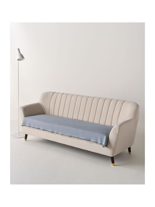 Kentia Everan Armchair Throw 85x140cm Blue