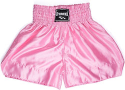 Women's Satin Kick Boxing Shorts Adults Pink Force1 F-1064 Women's Satin Kick Boxing Shorts Adults Pink Force1 F-1064