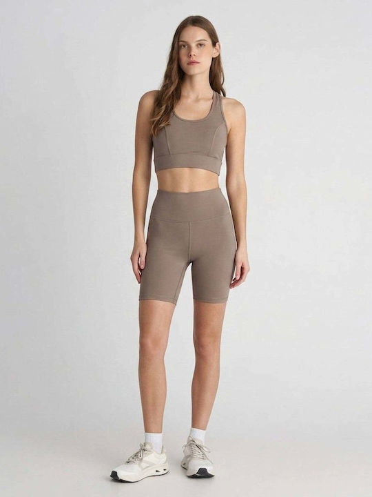 Pink & Sky Training Set with Brown Leggings