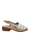 Leather Women's Anatomic Gold Sandals