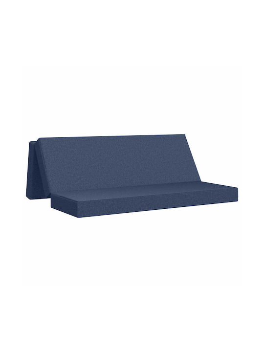 vidaXL Floor Pillow Blue 67x200cm
