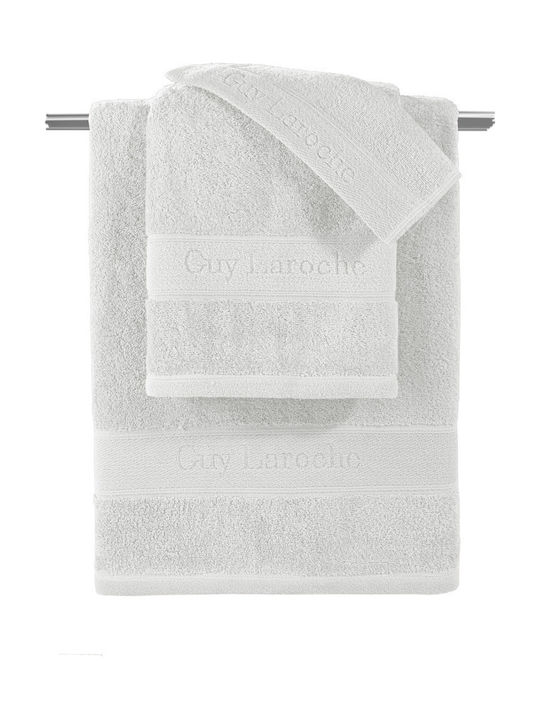 Guy Laroche Σετ Πετσέτες Μπάνιου 3τμχ Touch Whi...