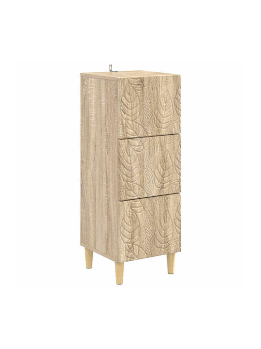 Wooden Storage Drawers with 3 Drawers L33xW34.5...