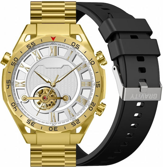 Gravity GT13-2 Smartwatch Mit Herzfrequenzmesser Gold