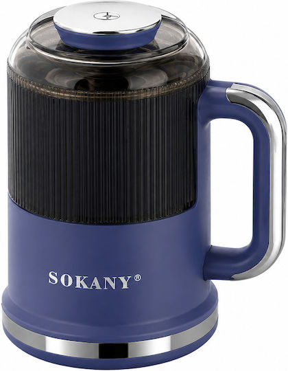 Sokany Electric Coffee Grinder 350W with 500g Capacity Blue