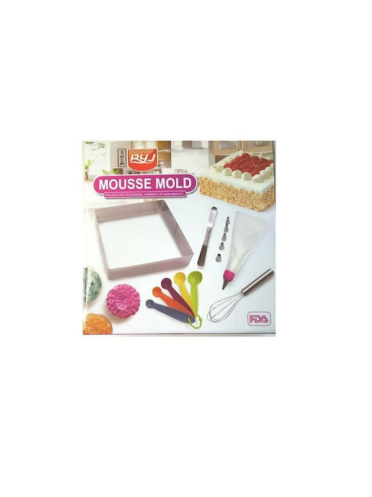 Pastry Tools Set Stainless Steel 20x20cm