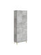 Gray Bookcases (2 Pieces) 66x34.5x90 cm