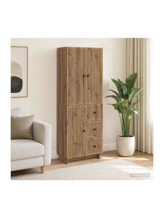 Brown Bookcases (2 Pieces) 66x34.5x90cm