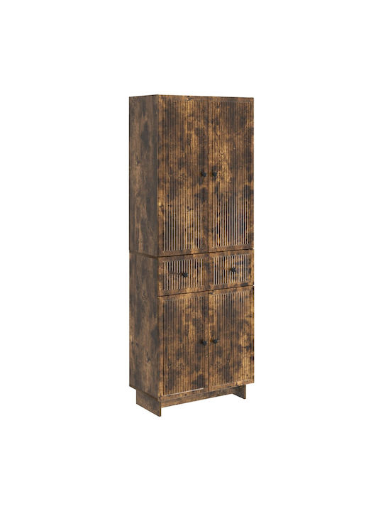 Brown Bookcases (2 Pieces) 66x34.5x90cm