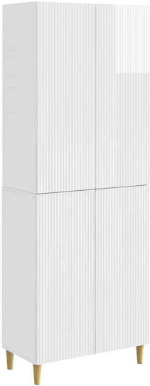 Bücherregale Weiß (2 Stück) 66x34.5x90cm
